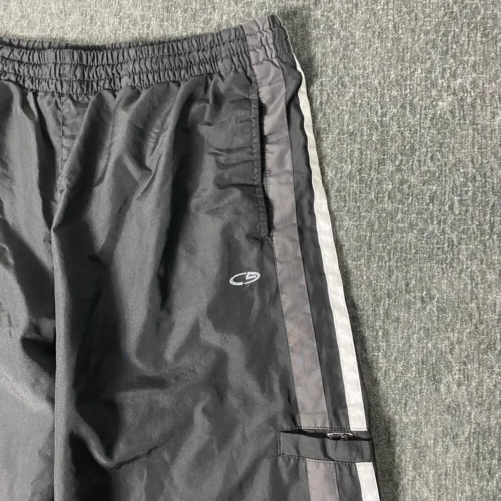 Champion Men's Black and Grey Joggers-tracksuits